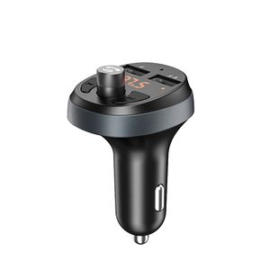 Bluetooth 5.0 FM-передатчик Беспроводное беспроводное громкоговорительное аудио автомобильное зарядное устройство MP3-плеер 2.4A Dual USB быстрые зарядные устройства аксессуары DC-C5