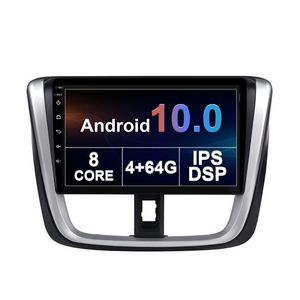 2 DIN автомобиль DVD GPS-плеер Радио стерео для Toyota VIOS 2016-2017 в приборной головке видео Audio поддержка OBD Android 10 9 дюймов