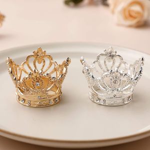 Crown Napkin Ring Gold Silver Napkins Buckle Hotel Wedding Towel Rings Birthdays Festival Party Banquet Table Decoration TH0154