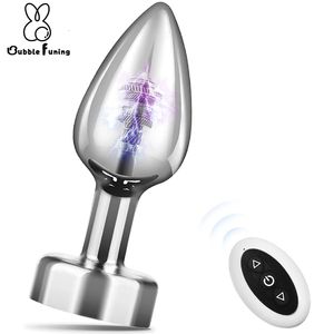 Sex Toy Toy Massager Anal Plug с push 7 режимами вибрации игрушки для мужчин простата Дистанционное управление вибратором 18 q2xc