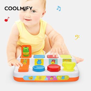 Yeni yürümeye başlayan çocuklar bebek öğrenme geliştirme oyuncak oyun hafıza eğitimi interaktif pop-up şekil hayvanlar bebek oyuncakları 6 12 ay 220706