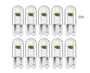 10 New T10 W5W WY5W 168 501 192 2825 COB LED Car Wedge Parking Light Side Door Bulb Instrument Lamp Auto License Plate Lights H220428