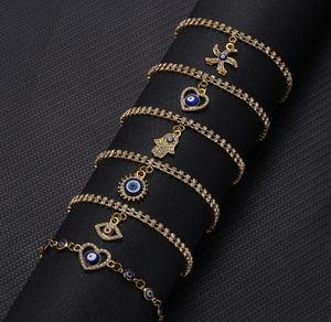 Blue Evil Eye Bracelets для женщин