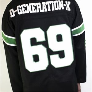 CeUf 3740Nuovo arrivo Maglia da hockey D-Generation X SPORT INCONTRARE FILM COLLEZIONE HOCKEY Ricamato