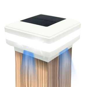 Umlight1688 Flexfit Lampada decorativa per recinzione a LED ad energia solare per pali in legno impermeabile