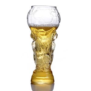 2022 Bira Kupa Futbol Modelleme Gözlükleri Kupalar Kristal Viski Kupası Parti Bar Beers Cam Fincan