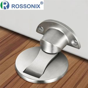 Rossonix из нержавеющей стали Дверь Дверь Дверь Магнитная Дверная Запотка без питания Дверной дверь Скрытая дверная зрительство Усовершенствование дома 201013