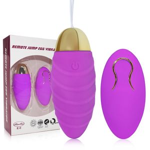 Love Egg Вагина Вибратор для женщин Беспроводной пульт дистанционного управления Мощный 10 режимов вибрации Вибрирующая пуля сексуальные игрушки для взрослых