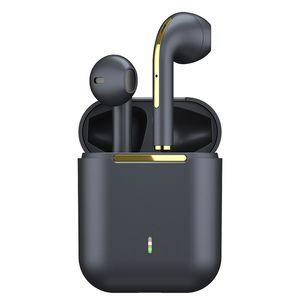 J18 TWS Bluetooth Kulaklık Stereo Gerçek Kablosuz Kulaklık Kulaklıkları Kulak Handfree Kulaklıklar Mobil için Kulak Tomurcukları