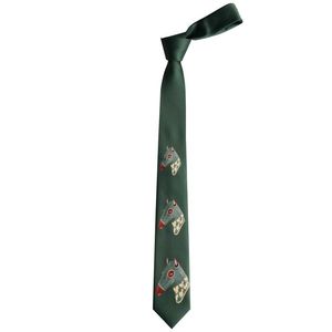 Bow Ties Erkekler Moda Orijinal Zeytin Yeşil Ahırlar Vintage Baskı Kravat 6cm Dar Erkek Kız Öğrenciler Eğlence Kravat Hediye