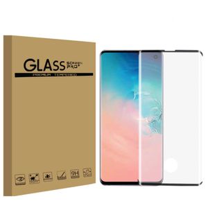 Screen Protector Film for Samsung Galaxy S22 S21 S20 FE S10 Plus Note20 Ultra Note 10 3D Curved HD Tempered Glass Compatible Fingerprint