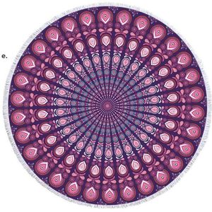 Негабаритное круглое пляжное полотенце пескостойкое пляжное одеяло 59 дюймов круг микрофибр йога коврик толстые быстрые сухие полотенца для женщин мужчин детей RRA12885