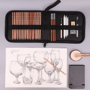 Marco Sketch Pencil Set Professional Sketching Drawing Kit Sags для студентов Painter School Art Supplies Y200709