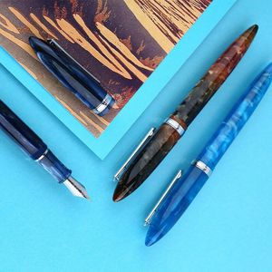Penbbs 480 Fountain Converter Fine Nib 0,5mm escrevendo estudante escolar caneta de tinta de canetas de tinta para artigos de artigos de artigos de artigos de artigos de artesanato y200709