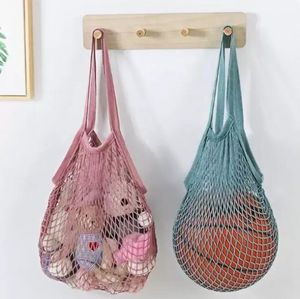 Сумки для покупок сумки Shopper Tote Mesh Net Whated хлопковые сумки Строка многоразовые фрукты сумки для хранения сумочки многоразовая сумка для хранения дома 0407