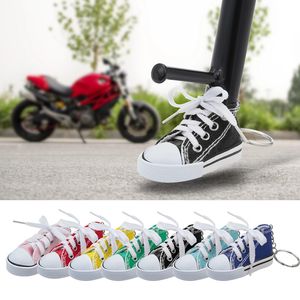 Motosiklet tarafı Stand Komik Sevimli Mini Ayakkabı Bisiklet Ayak Desteği Motor Bisiklet Kickstand 7.5cm Oyuncak Aksesuarları