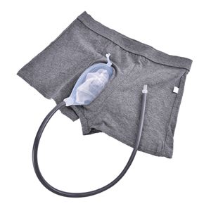 Kadınsı hijyen kullanımlık erkek pisuar çantası silikon idrar huni işemek tutucu toplayıcı kateter ile yaşlı erkekler için