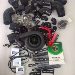 Electric Turbo Supercharger Kit for Self-priming Vehicle Electric Turbocharger Air Filter Intake for all car improve speed