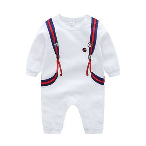 % 100 pamuk 0-2 yaş bebek çocuk tasarımcı Tulum erkek bebek kız kısa kollu uzun kollu tulumlar çocuk giyim GU0010