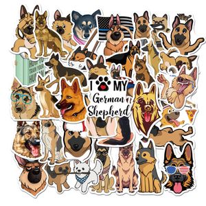 Yeni seksi 50pcs Pet Çoban Köpek Karikatür Sevimli Grafiti Sticker Bavul Dizüstü Dizüstü Motosiklet Buzdolabı Killasik Oyuncaklar Sticker Çıkartma