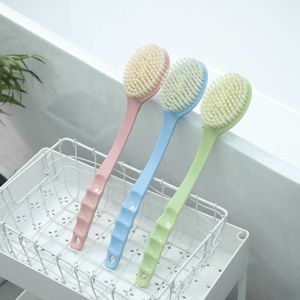 Bath Brush Body Exfoliating Scrubber Long Handle Body Back Massage Shower SPA Foam Bathroom Accessories Scrub Exfoliator Cleaning Brushes Cepillos De Limpieza