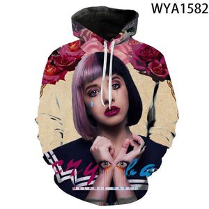 Erkek Hoodies Sweatshirts Moda Serin Erkekler Kadın Çocuklar Melanie Martinez 3d Baskılı Sokak Giyim Kazak Erkek Kız Çocuk Katmanları