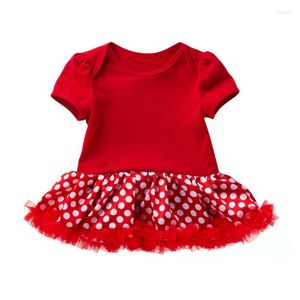 Artırıcılar Bebek Kız Giysileri Tutu Kısa Kollu Romper Elbise Tatil Prenses Pamuk Çok Renkli Yaz tarzı Kızlar Giyim Setleri Setleri