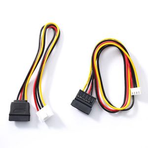 Diğer Aydınlatma Aksesuarları SATA 15 Pin Dişi 4 FDD Disket Adaptör Sabit Sürücü Kablosu XH2.54mm SATA-/VH3.96mm SATA-