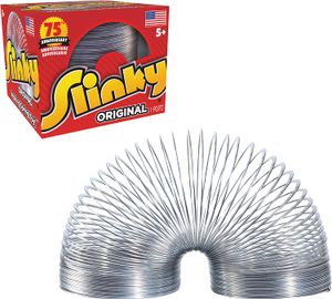 Оригинальный Slinky Walking Spring Toymetal Slinkyfidget Toys Party Favors and Giftstoys для 5 -летних девочек и мальчиков.
