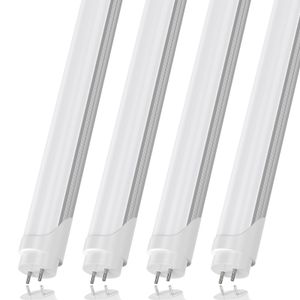 Jesledt8 G13 LED ampuller 4 ayak 22W 5000K Soğuk Beyaz Tüp Işıkları 4ft Buzlu Kapak Floresan Ampul Balast Bypass Çift Uçlu Güç