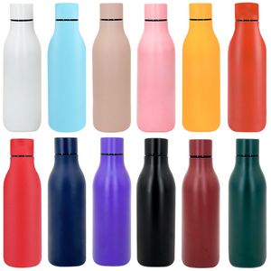 18 oz Cola Su Şişesi Paslanmaz Çelik Çift Duvar Vakum Yalıtımlı Drinkware Açık Sporlar için