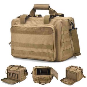 Duffel Bags Mege Tactical Gun Shiepling Bag Сумка Deluxe Pistol Lange Tactical Organizer 600D Нейлоновая многофункциональная сумка заблокирован 220626