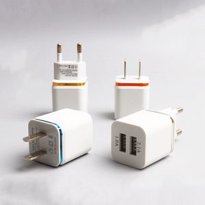 Fast Adaptive Wall Charger 5V 1A 2A USB Power Adapter for iPhone samsung xiaomi lg smart mobile phone