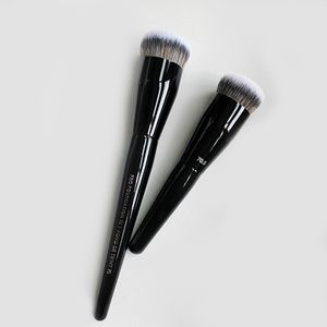 Новые черные кисти для макияжа Pro Foundation # 70, мини-размер # 70,5, густые синтетические волосы, косметика для красоты, инструменты для полировки