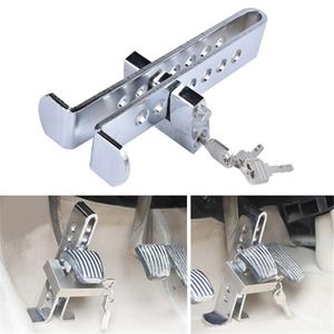Universal Auto Car Brake Clutch Pedal Lock Alloy Steel Security Anti-Theft For Cars Truck Throttle Accelerator