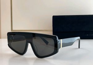 Обернуть Shield Sunglasses Black Grey для женщин Мужчины Лето спортивные солнцезащитные шторы оттенки UV400