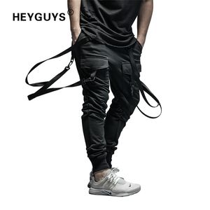 HEYGUYS Dry Herrenhose Tasche Ganzkörperansicht Männer HIPHOP Jogger Hosen Plus Size Hosen Männer Gürtel Frauen Streetwear 201128