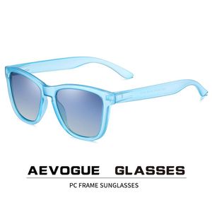 Sonnenbrille AEVOGUE Männer Retro Mode Polarisierte Frau Gradienten Linse Fahren Gläser Marke Design UV400 AE0811