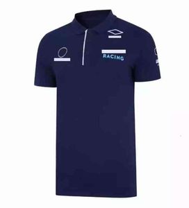 T Shirts Giysileri Erkek Polos Yeni Resmi Satışlar Hit 2021 F1 Formula One Williams Polo Gömlek Kısa Kollu Gömlek Off-road Racing Giyim Destekçileri