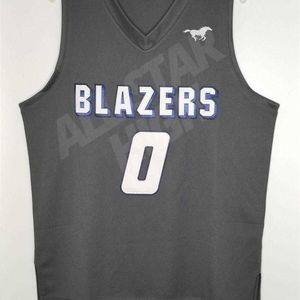 XFLSP # 0 Bronny James Lisesi Basketbol Jersey Gerileme Özel Retro Spor Fan Giyim Herhangi Bir Ad ve Numarayı Özelleştir