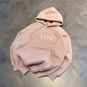 2022 Autumn And Winter New High Quality Designer Men's Women Hoodies Sweatshirts Couple Simple Steel Printed Letters Casual Loose Hooded
