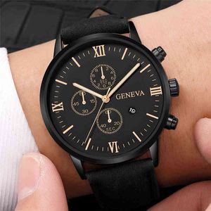 2022 Relogio Masculino es Men Fashion Sport Sport Case Case Cemine Stream Quartz Business Forist Reloj Hombr Y220707