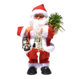 Рождественские украшения Электрические танцы Санта -Клаус Кукла Музыкальная игрушка Детская украшение christmaschristmaschristmas