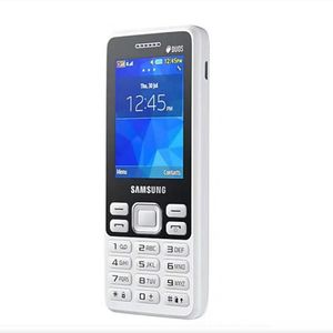 Telefones celulares recondicionados originais Samsung B350E Gsm 2G botão de cartão duplo Painel reto Celular para estudantes idosos