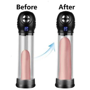2023 Sex Toy Massager Электрический вакуумный пенис игрушки для насосов для мужчин увеличить пластиковое пластичное мужское обучение Устройства для взрослых
