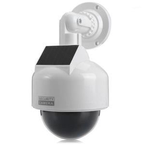 Kameralar Güvenli Güneş Enerjisi Su Geçirmez Açık Kapalı İç Mekan Sahte Güvenlik Kamera Gözetim Kukla Ev Roge22