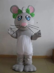 2022 Desempenho Mouse Mascote Costume Halloween Natal Dos Desenhos Animados Personagem Outfits Terno Publicidade Folhetos Roupas Carnaval Unisex Adultos Outfit