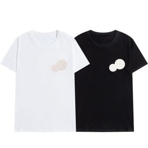 2022 Дизайнерская вышиваемая футболка мода персонализированные мужчины женские футболки роскошные женские футболки черные белые высококачественные удобные размеры M-2XL
