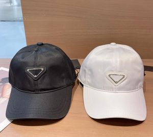 Нейлоновые бейсбольные шляпы шляпы для мужчин и женщин -дизайнер 2022 Новая модная костяная козовая козырь