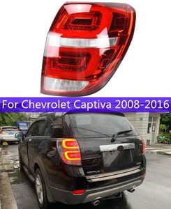 CHEVROLET CAPTIVA Için Araba LED Kuyruk Işık Otomotiv Parçası 2008-16 Arka Lambası Sinyal Ters Park Işıkları